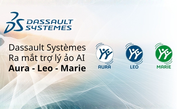 Dassault Systèmes ra mắt trợ lý ảo AI Aura Leo và Marie