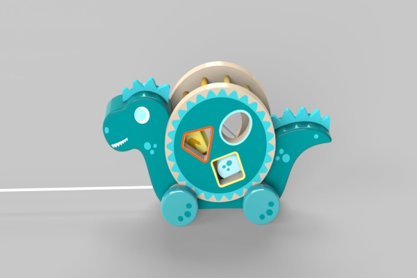 Sử dụng SOLIDWORKS thiết kế đồ chơi khủng long kéo