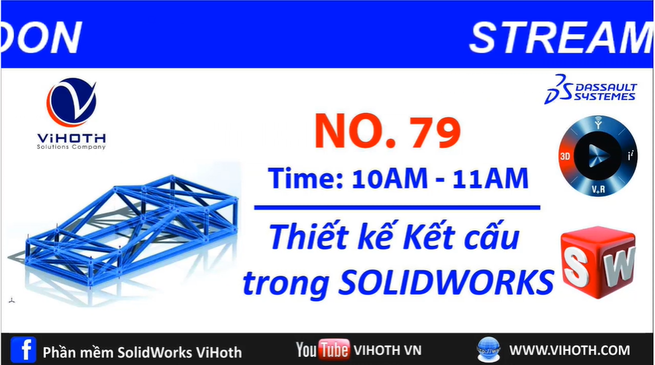 Structural design in SOLIDWORKS